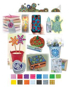 Mosaikcolour hellblau